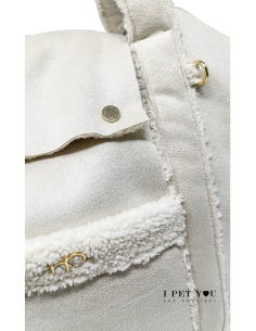 ECO SHEEPSKIN BAG IVORY 2