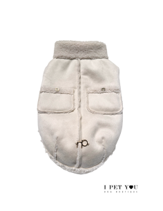 SOFT SHEEPSKIN COAT IVORY...