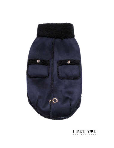 SOFT SHEEPSKIN COAT BLUE SPECIAL