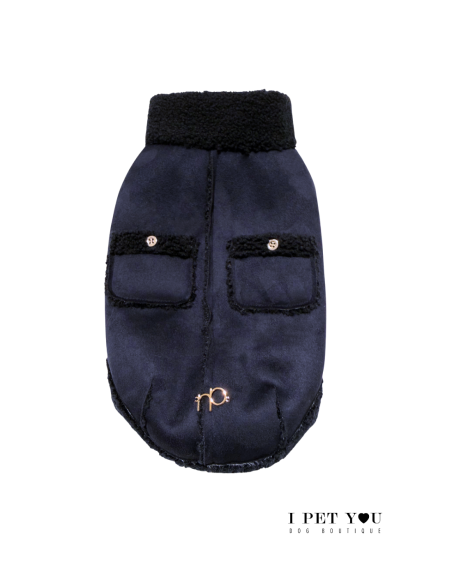 SOFT SHEEPSKIN COAT BLUE SPECIAL