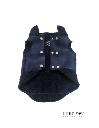 SOFT SHEEPSKIN COAT BLUE SPECIAL