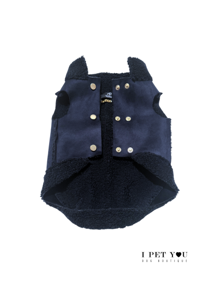 SOFT SHEEPSKIN COAT BLUE SPECIAL