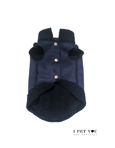 SOFT SHEEPSKIN COAT BLU SPECIAL