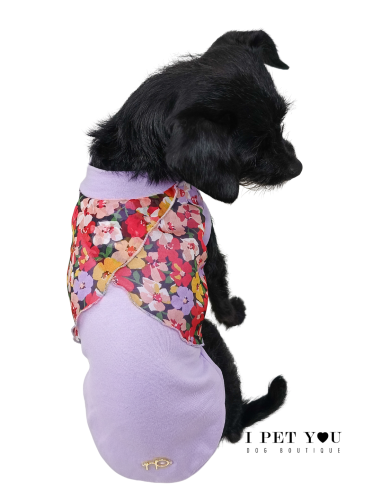 LILY FLORAL SILK T-SHIRT