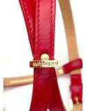 BASIC HARNESS RED LEATHER