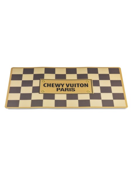 Checker Chewy Vuiton Bowl